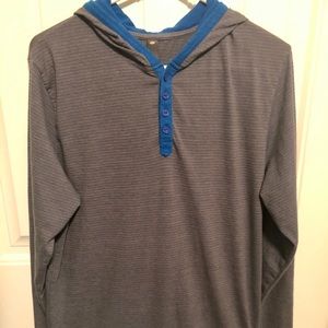 Element Men’s Large Striped Button Hoodie